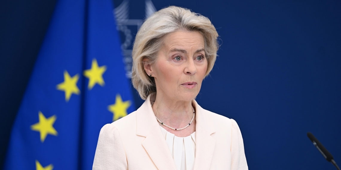 Cumhurbaşkanı Erdoğan, AB Komisyonu Başkanı Leyen ile görüştü