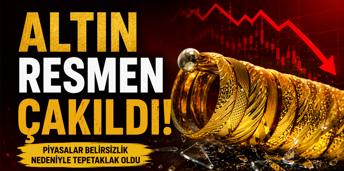 Altın Resmen Çakıldı! Piyasalar Belirsizlik Nedeniyle Tepetaklak Oldu