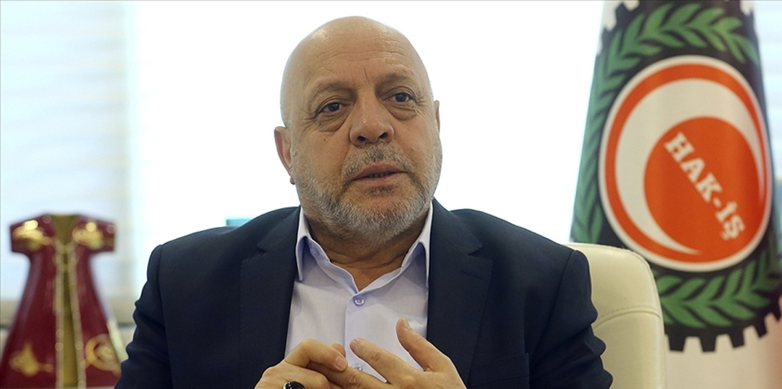 Uluslararası sendikal hareketten HAK-İŞ Genel Başkanı Arslan'a destek mesajı