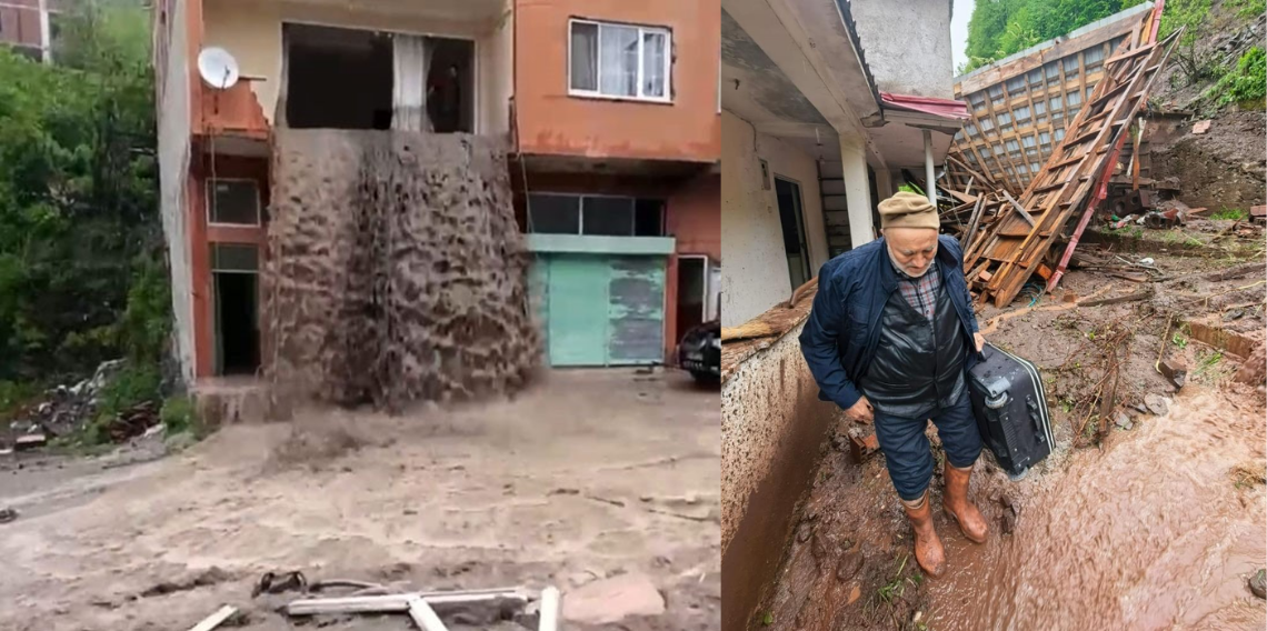 Ordu’da Şiddetli Sağanak Felaketi: Evin İçinden Şelale Gibi Sel Aktı