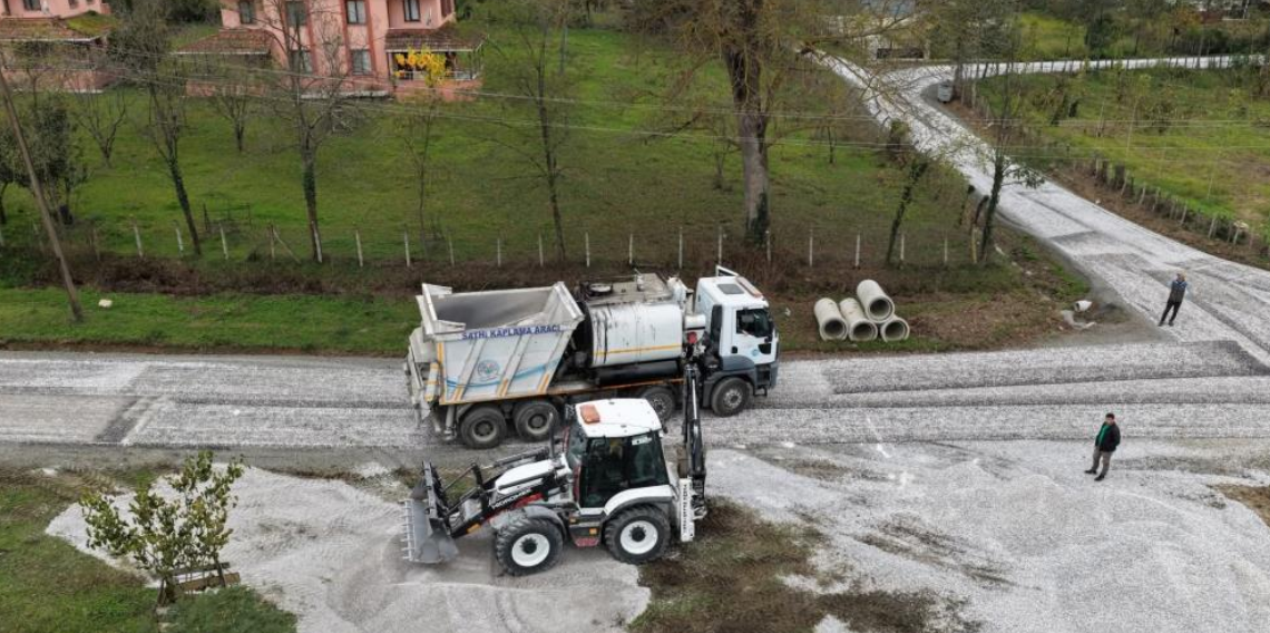 Terme kendi asfaltını üretmeye başladı
