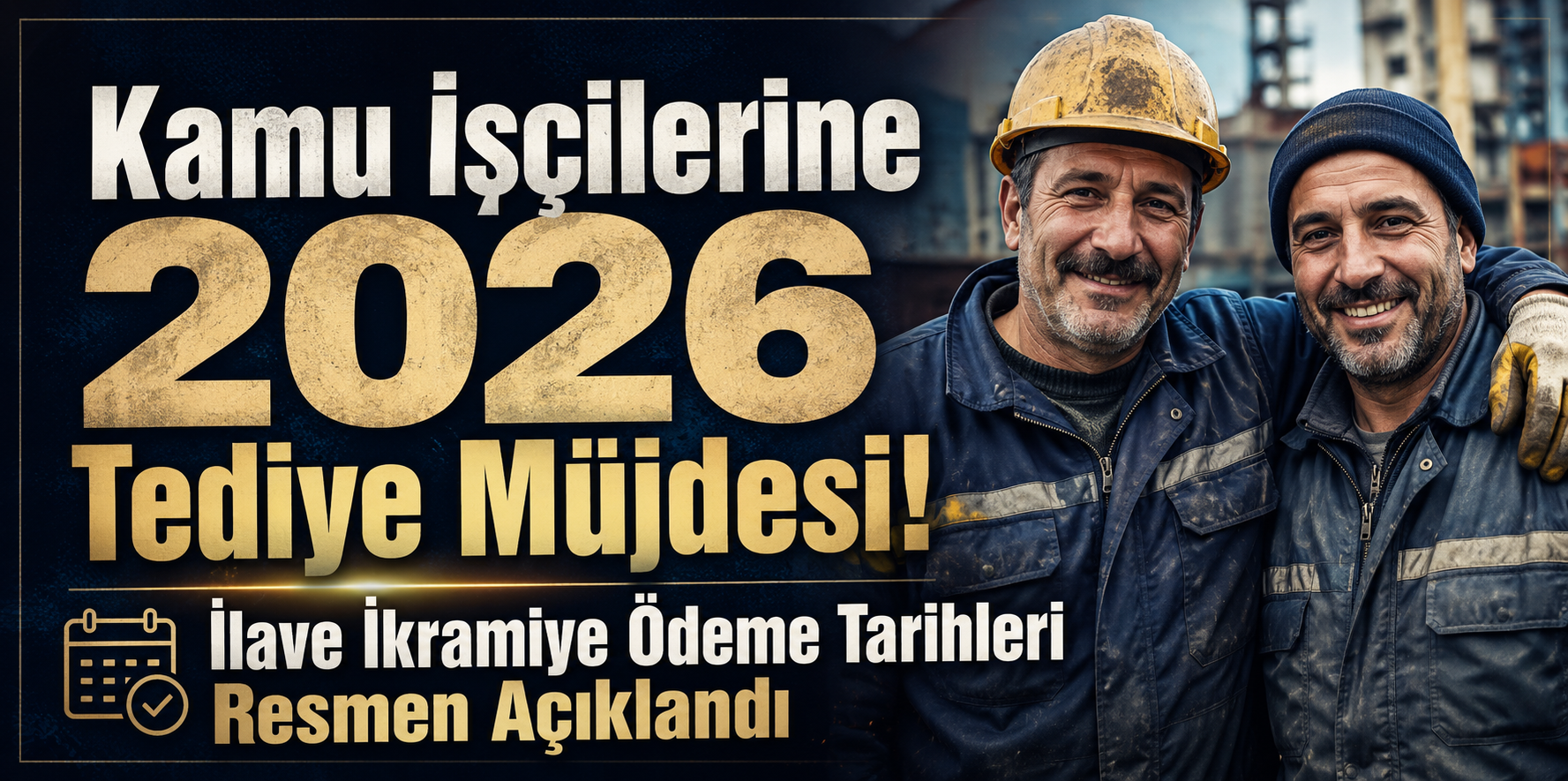 Kamu İşçilerine 2026 Tediye Müjdesi! İlave İkramiye Ödeme Tarihleri Resmen Açıklandı