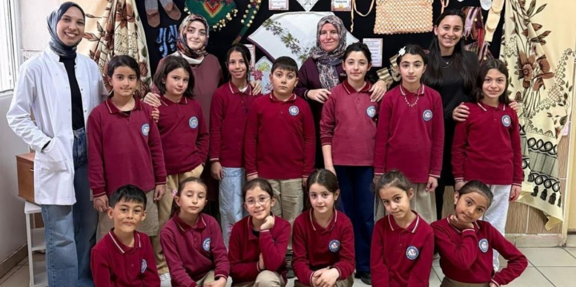 Aydıntepe'de öğrenciler kültürel mirası sanatla tanıdı