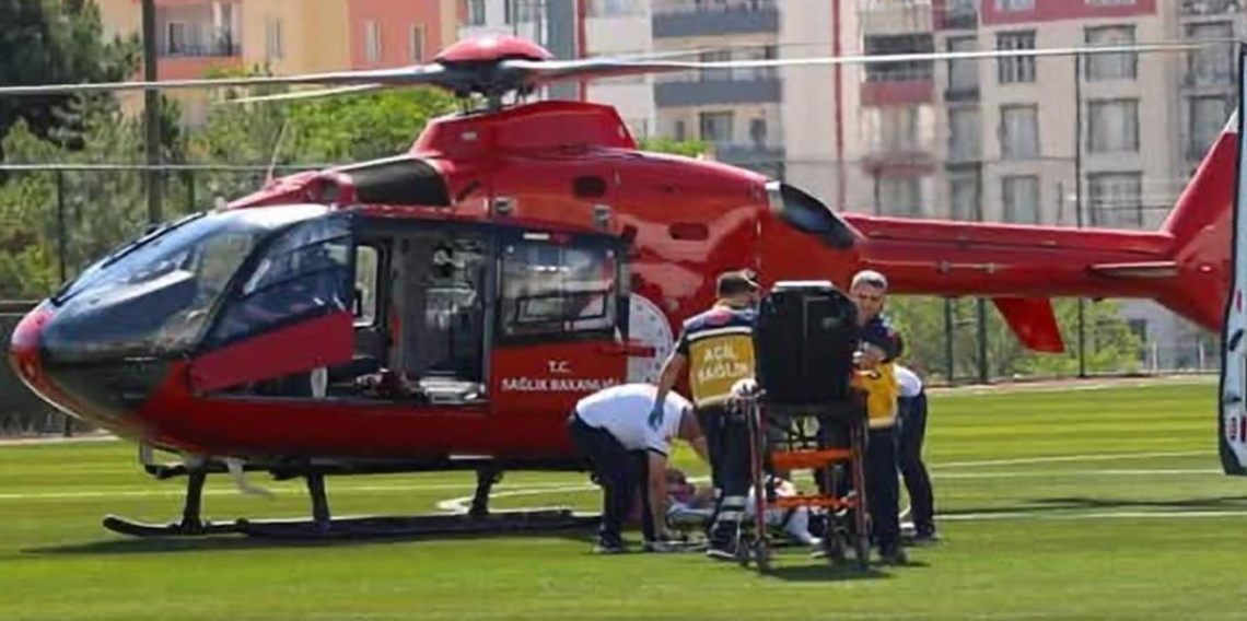 Hava ambulansı 7 aylık bebek için havalandı