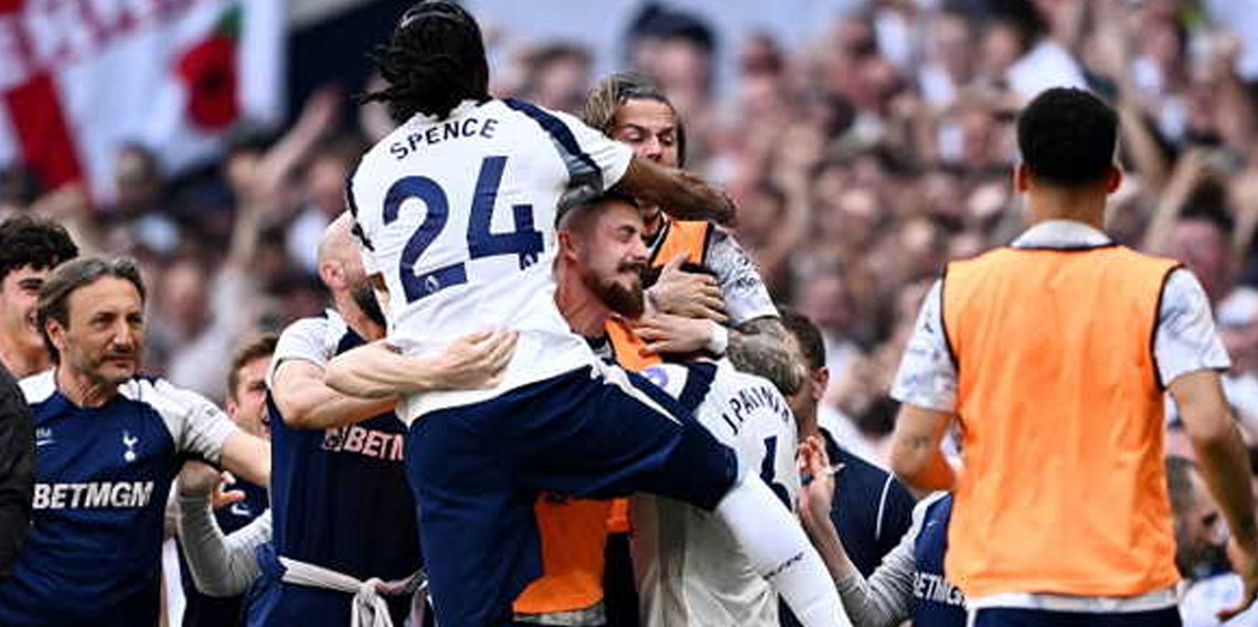 Son maçta kazanan Tottenham Hotspur ligde kaldı!