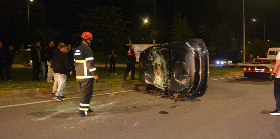 Ordu’da alkollü sürücünün karıştığı kazada 2 kişi yaralandı