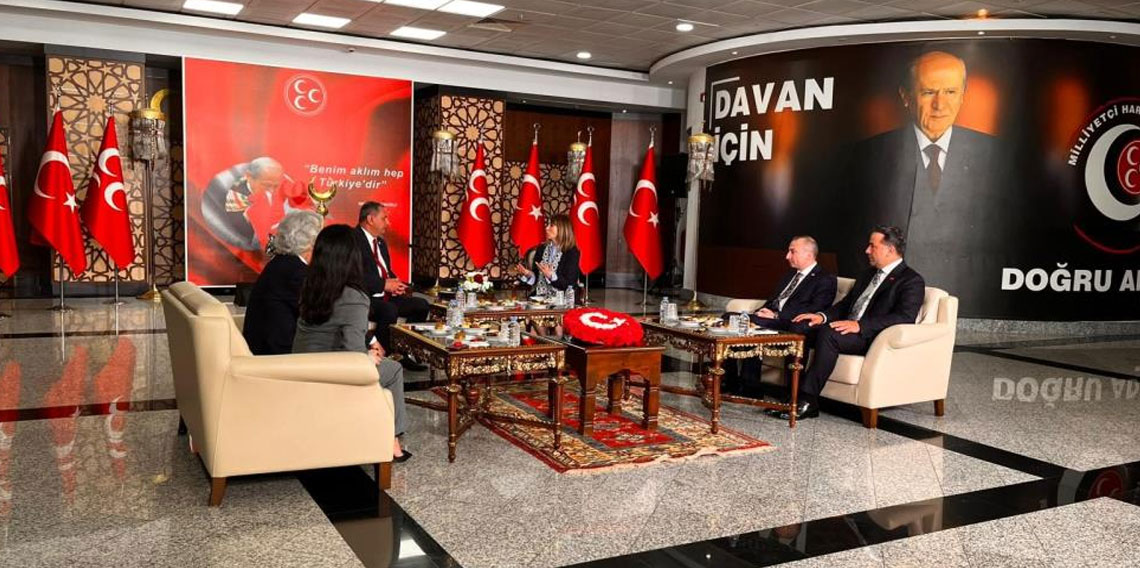 Demokratik Sol Parti'den MHP'ye bayram ziyareti