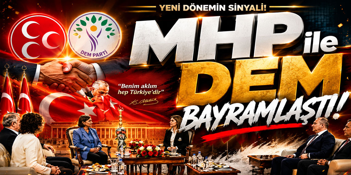 Milliyetçi Hareket Partisi'nden DEM Parti'ye bayram ziyareti