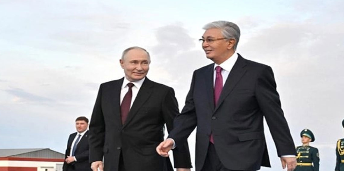 Putin resmi ziyaret için Kazakistan’da