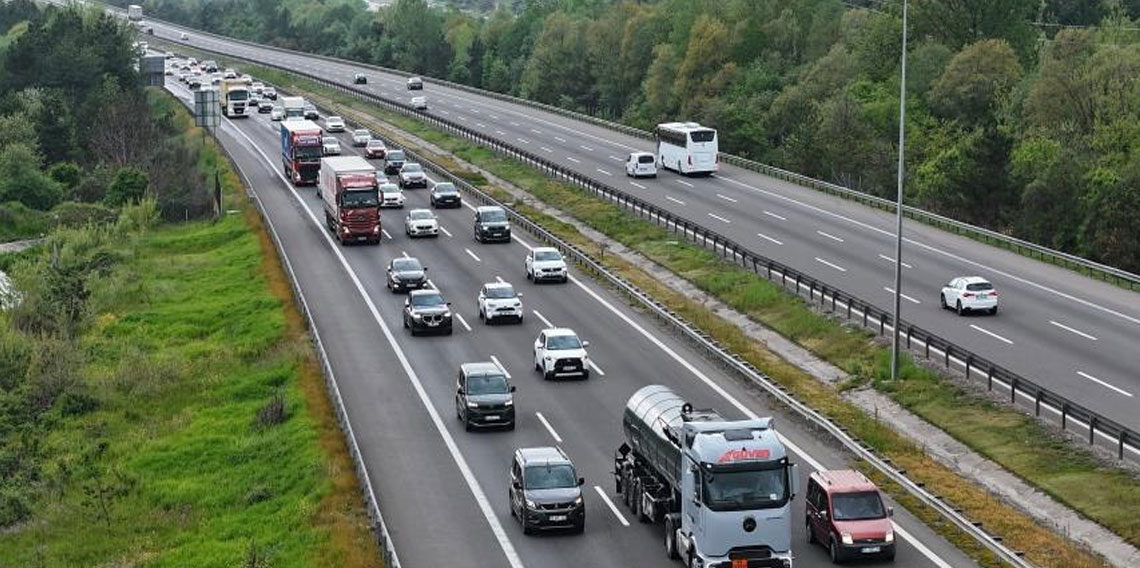 Bolu’da Kurban Bayramı dönüşü ağır vasıtalara geçit yok
