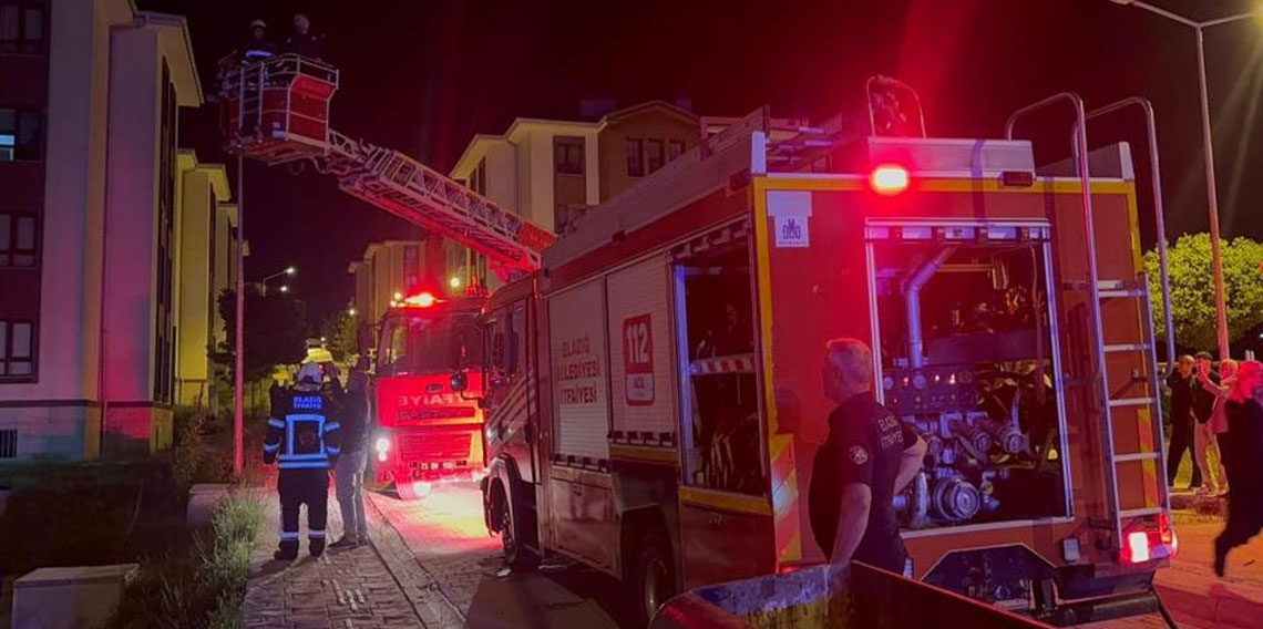Elazığ'da korkutan yangın
