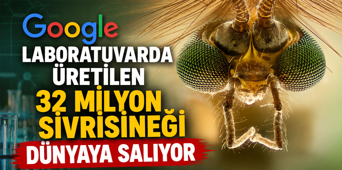 Google laboratuvarda üretilen 32 milyon sivrisineği dünyaya salıyor