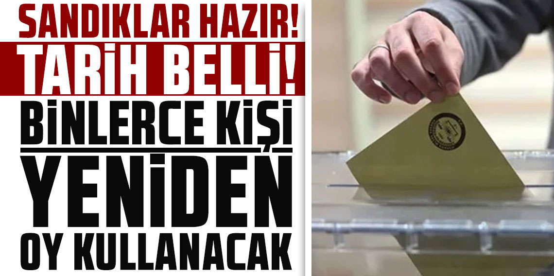 7 Haziran'da sandık kuruluyor: 6 beldede ara seçim yapılacak