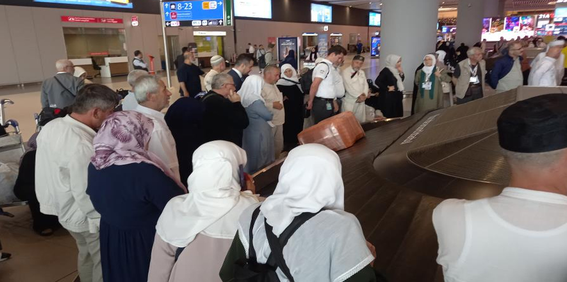 Hacılar kutsal topraklardan yurda dönmeye başladı