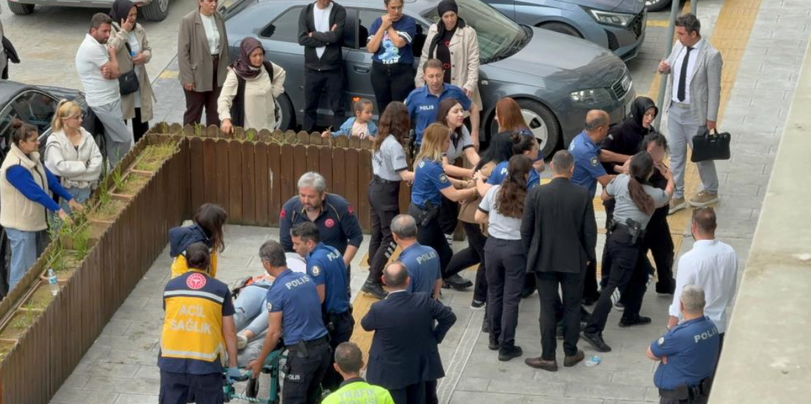 Adliyede görülen dava sonrası ortalık karıştı