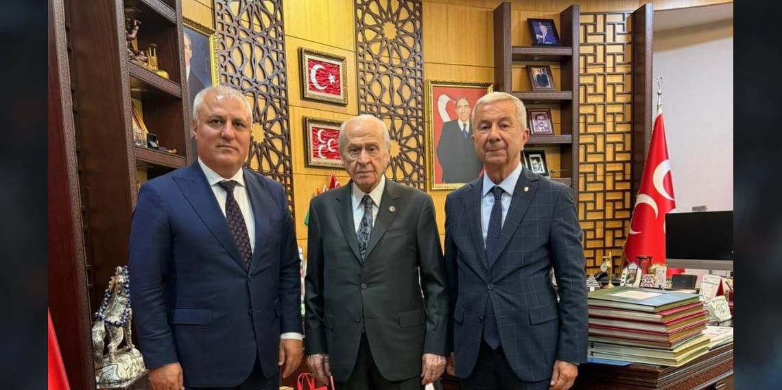 ALTSO Başkanı Eray Erdem'den MHP Genel Başkanı Bahçeli'ye ziyaret