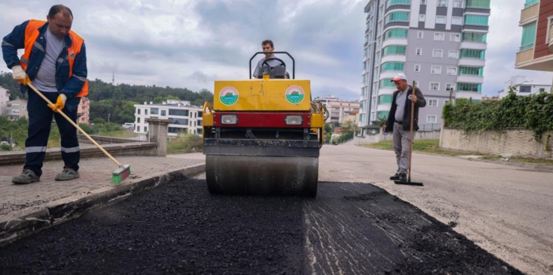 İlkadım’da yollar yenileniyor