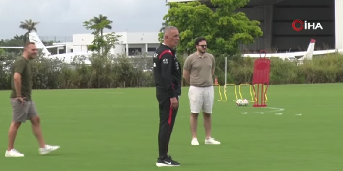 A Milli Futbol Takımı, Miami'deki ilk antrenmanını yaptı