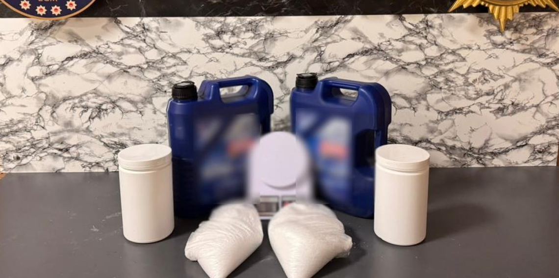 Dev uyuşturucu operasyonu: 11 kilo metamfetamin ele geçirildi