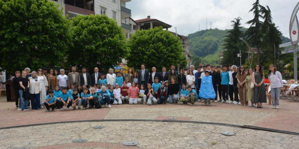 Ordu'da öğrenciler önce yarıştı, sonra hayırda buluştu