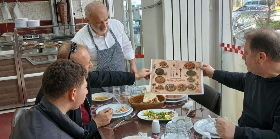 Lokantalara Yöresel Lezzetleri Anlatan Materyaller Dağıtıldı