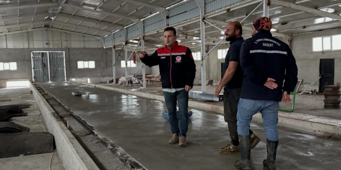 Aydıntepe’deki hayvancılık işletmelerinde kapasite değerlendirmesi yapılıyor