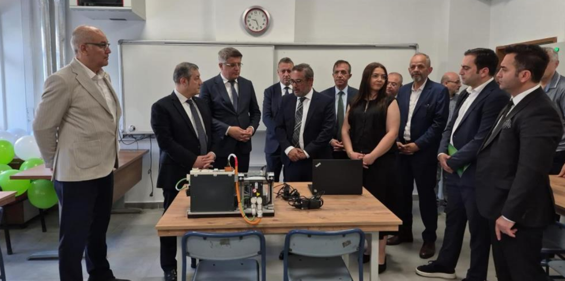 Samsun'da meslek lisesinde 'Otomasyon Atölyesi' açıldı
