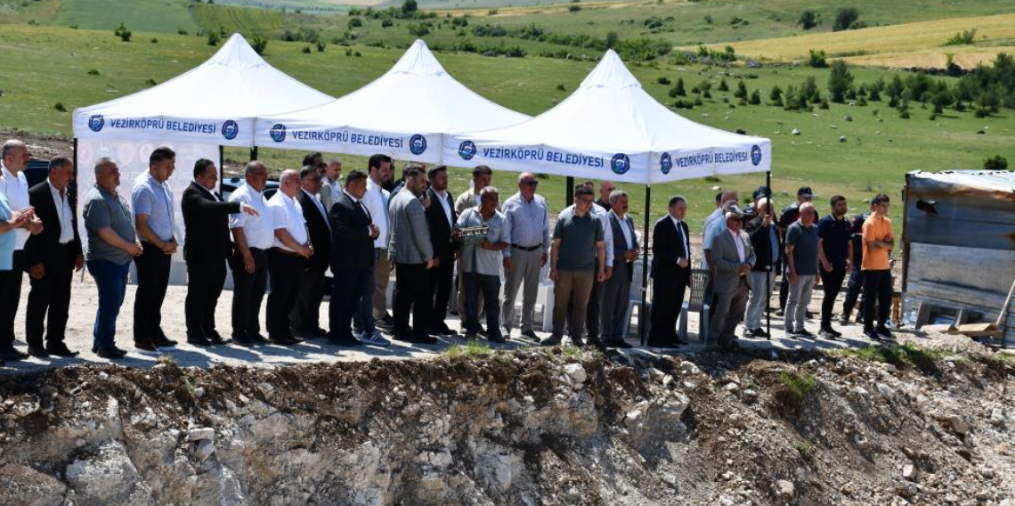 Vezirköprü OSB’de ilk temel heyecanı