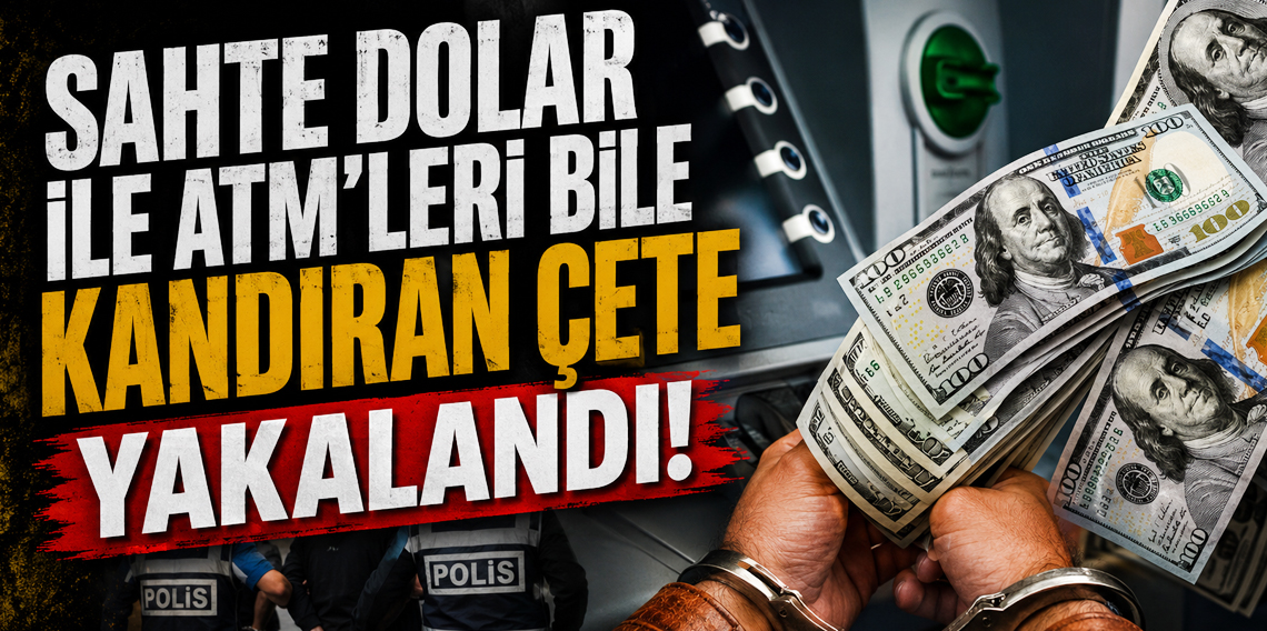 Bölgemizde sahte dolar üreten şebeke çökertildi: 9 gözaltı