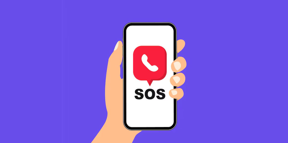 Cep telefonundan gönderdikleri SOS mesajı ile kurtarıldılar