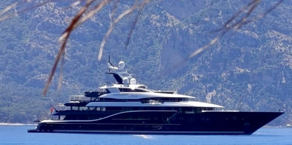 150 milyon dolarlık yüzen saray Bodrum’da