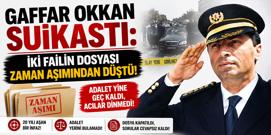 Gaffar Okkan suikastı: İki failin dosyası zaman aşımından düştü