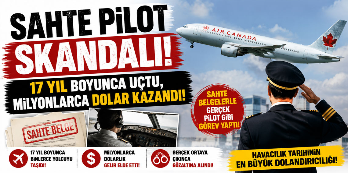 Sahte pilot skandalı! 17 yıl boyunca uçtu, milyonlarca dolar kazandı
