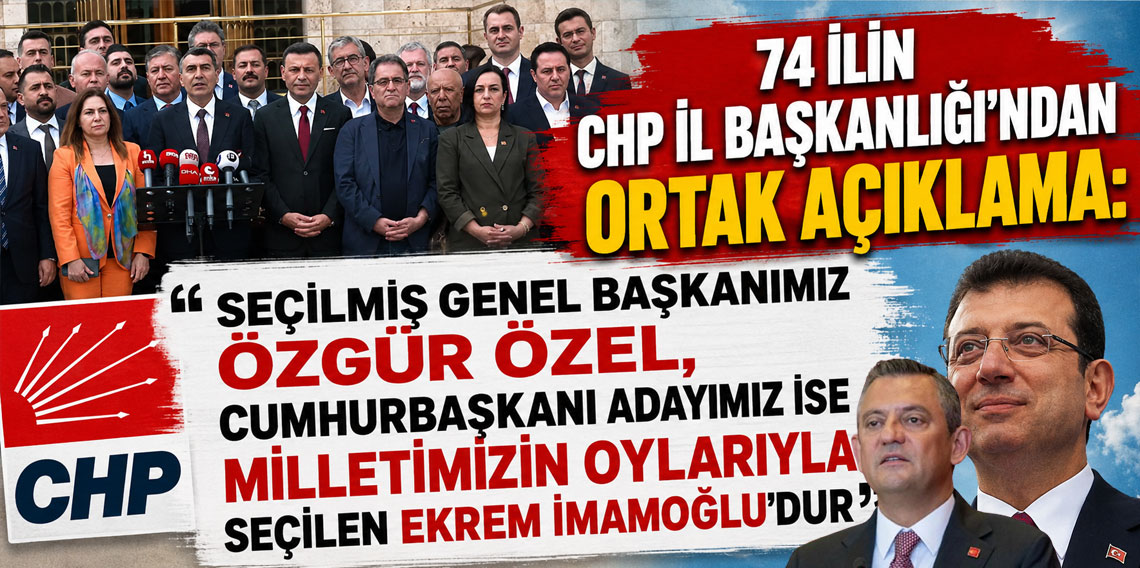 Trabzon’dan da destek geldi! 74 ilin CHP İl Başkan