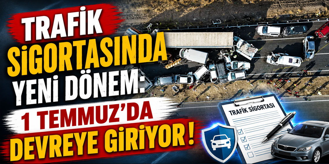 Trafik sigortasında yeni dönem: 1 Temmuz'da devreye giriyor!