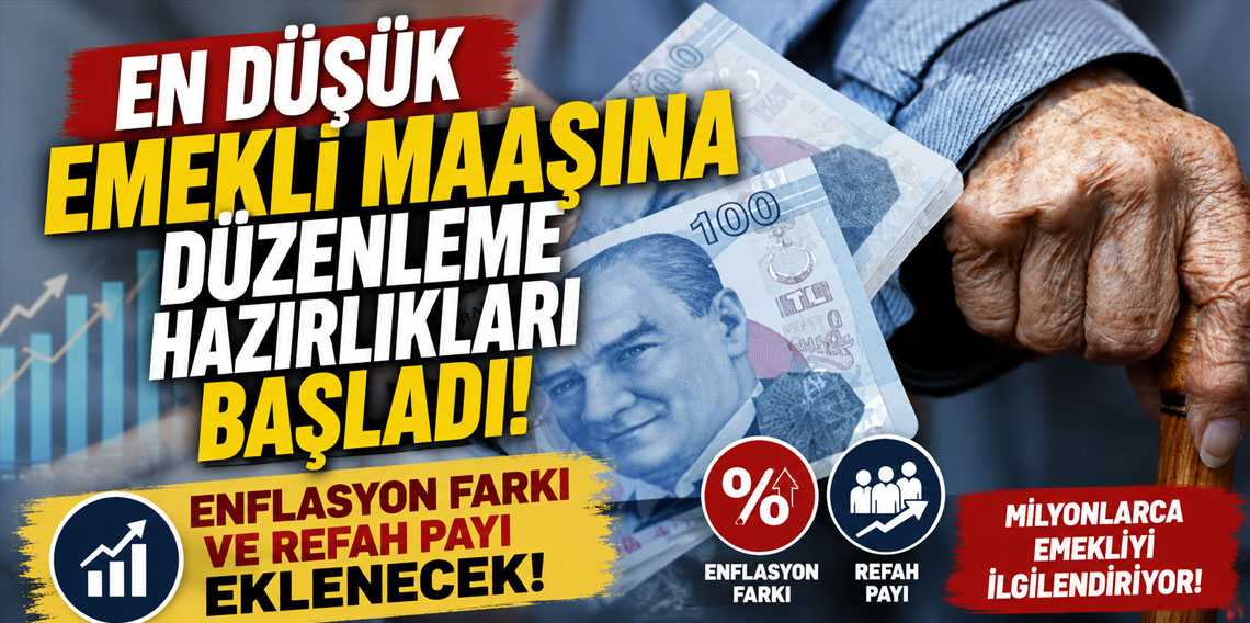En düşük emekli maaşına düzenleme hazırlıkları başladı!
