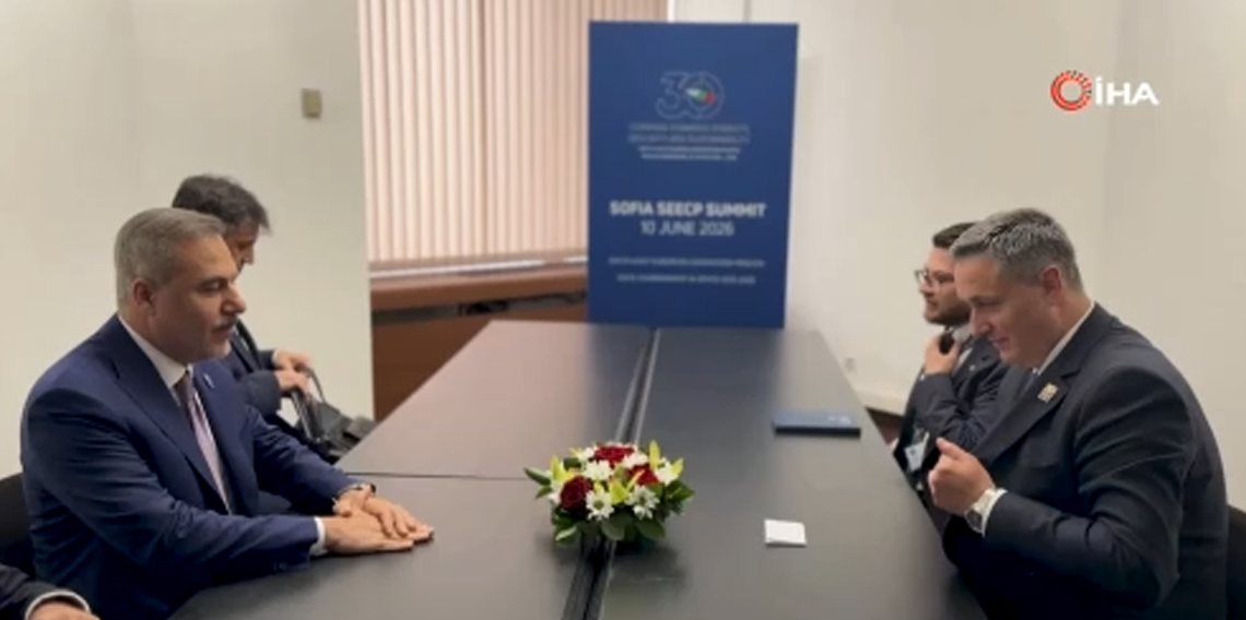 Bakan Fidan, Bosna Hersek Devlet Başkanlığı Konseyi Başkanı Becirovic ile görüştü
