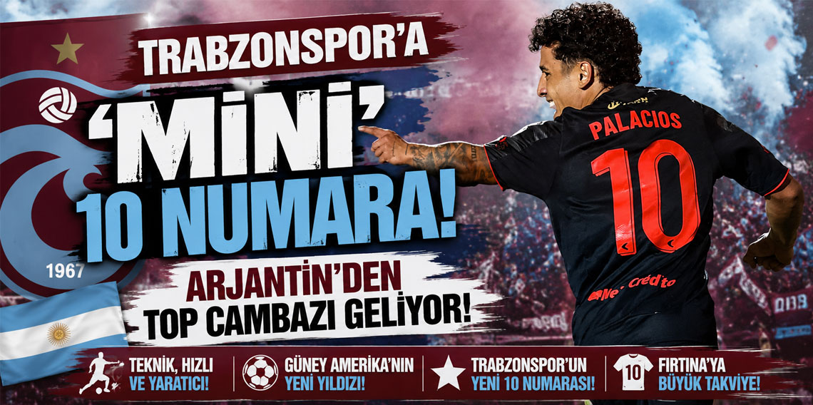 Trabzonspor'a 'mini' 10 numara! Arjantin'den top cambazı geliyor!