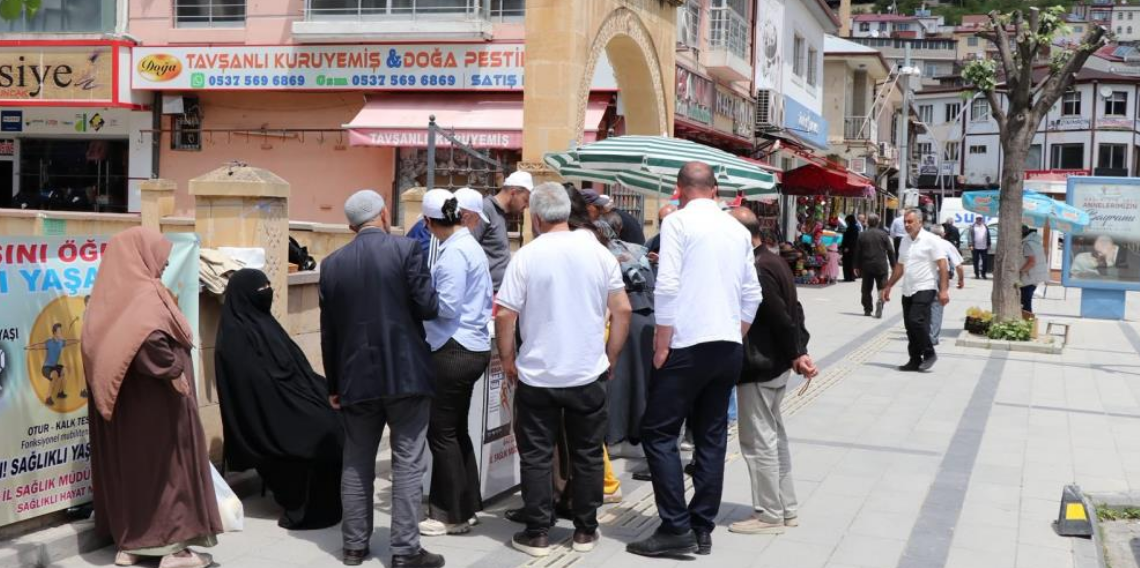 Bayburt'ta Vatandaşlara Hareket Yaşı Testi Uygulandı