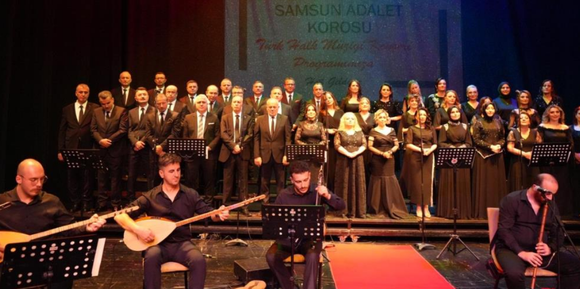 Samsun Adalet Korosu’ndan türkü şöleni