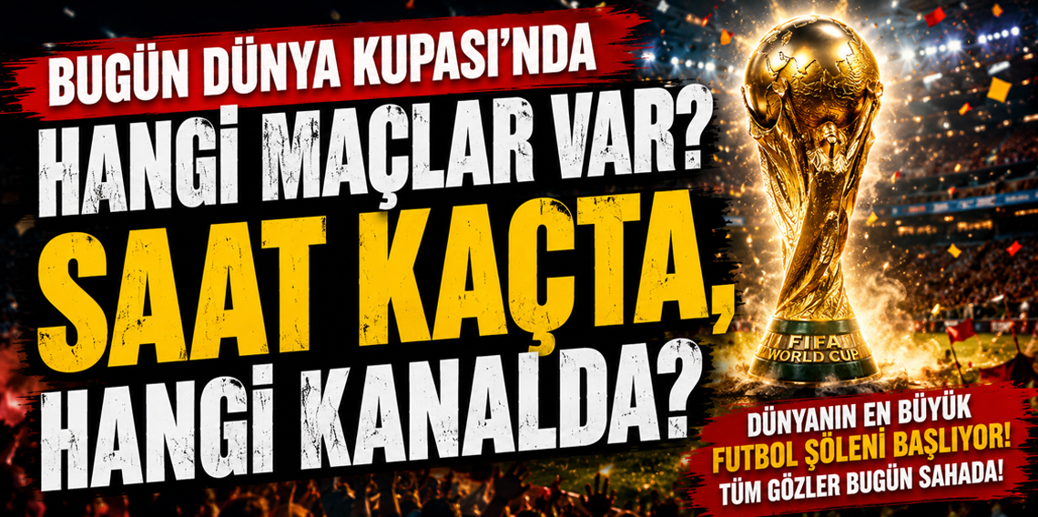 2026 Dünya Kupası Bugün Başlıyor! Açılış Maçı Saat Kaçta, Hangi Kanalda?