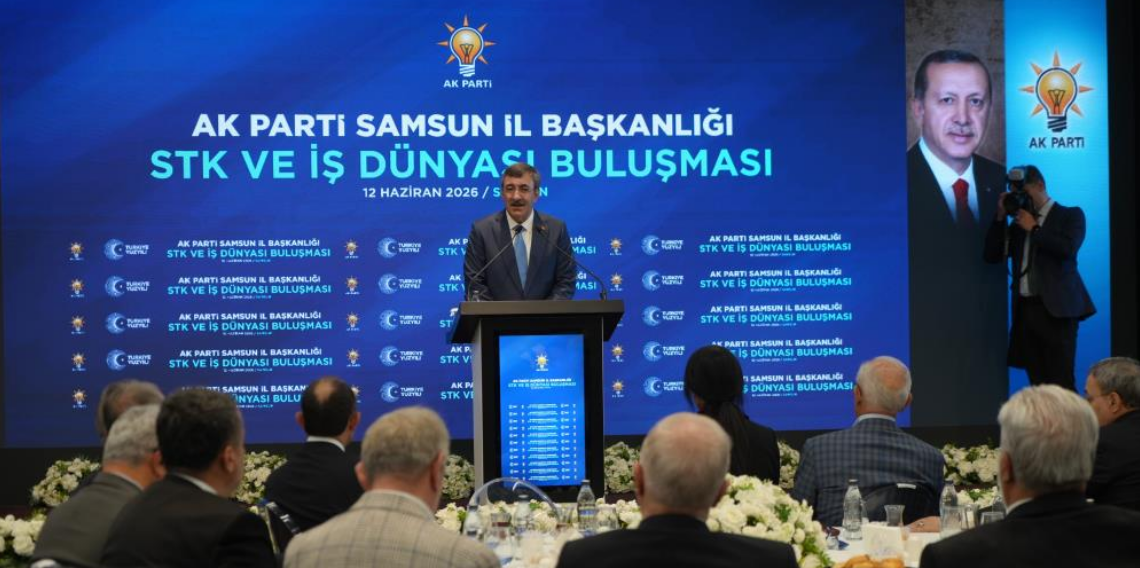 Cumhurbaşkanı Yardımcısı Cevdet Yılmaz, Samsun'da konuştu: 