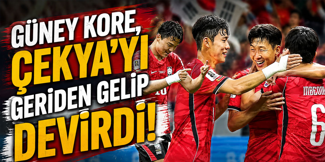GÜNEY KORE, ÇEKYA'YI GERİDEN GELİP DEVİRDİ!