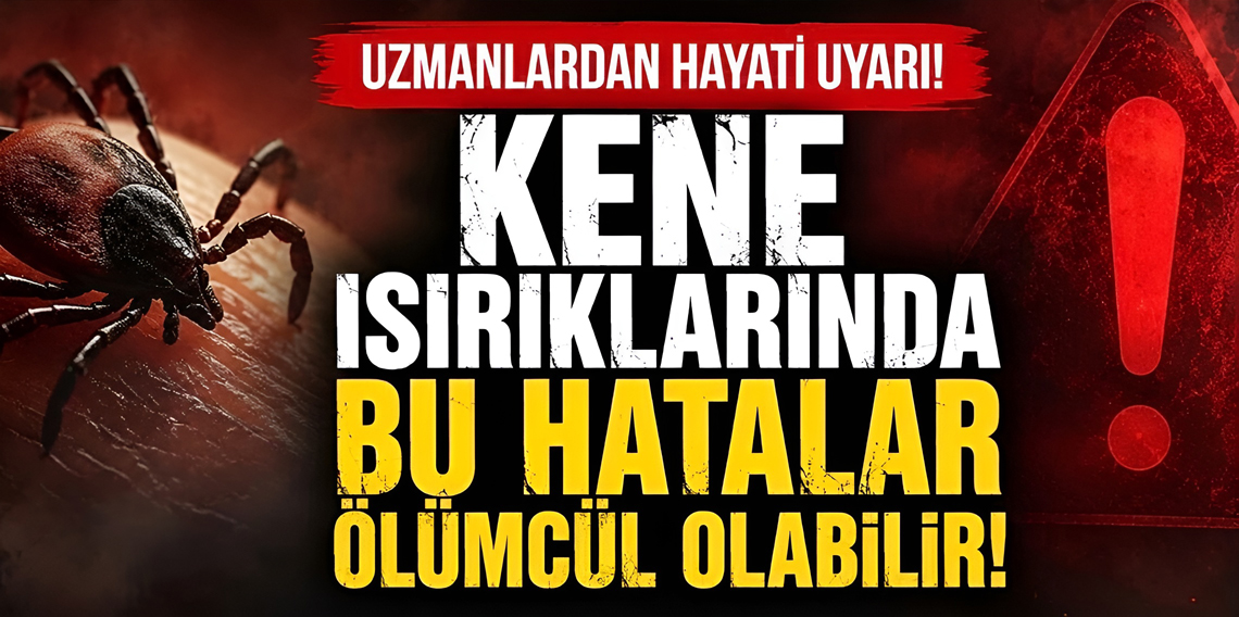 Uzmanlardan kene ısırıklarına karşı hayati uyarı