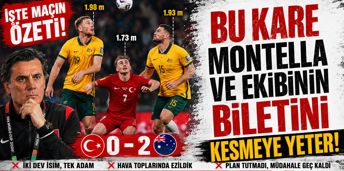 İŞTE MAÇIN ÖZETİ! BU KARE MONTELLA VE EKİBİNİN BİLETİNİ KESMEYE YETER!