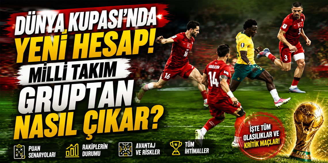 Dünya Kupası'nda yeni hesap: Milli Takım gruptan nasıl çıkar?