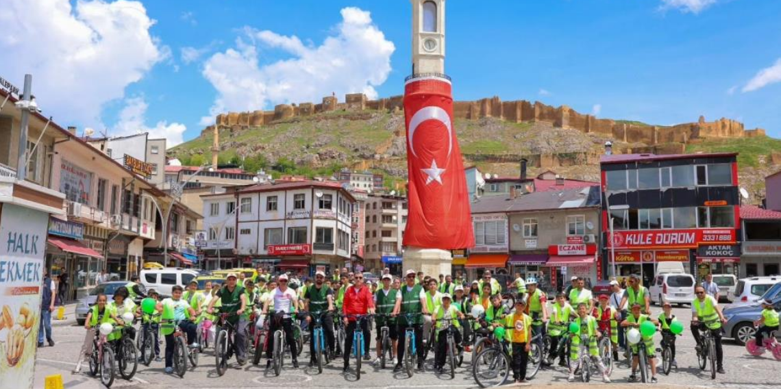 Bayburt’ta Sağlıklı Yaşam İçin Pedallar Çevrildi