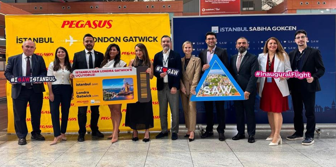 Sabiha Gökçen'in Londra ağı Gatwick ile genişliyor