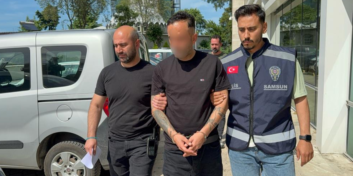 Samsun'da silahla yaralama şüphelisi tutuklandı