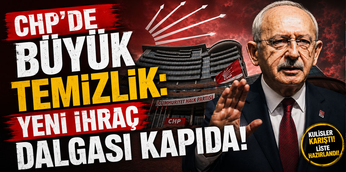 CHP’de büyük temizlik: Yeni ihraç dalgası kapıda!